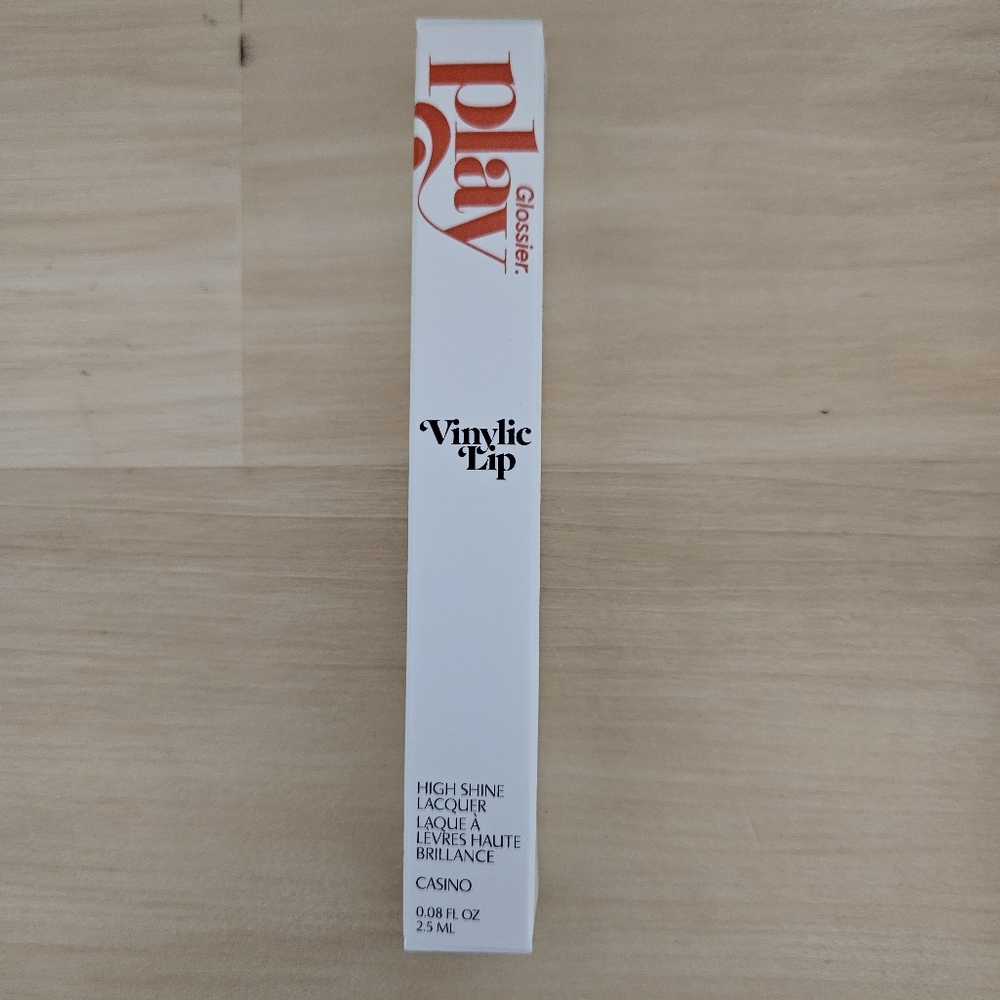 Glossier Play Vinylic Lip High Shine Lacquer Color-Casino